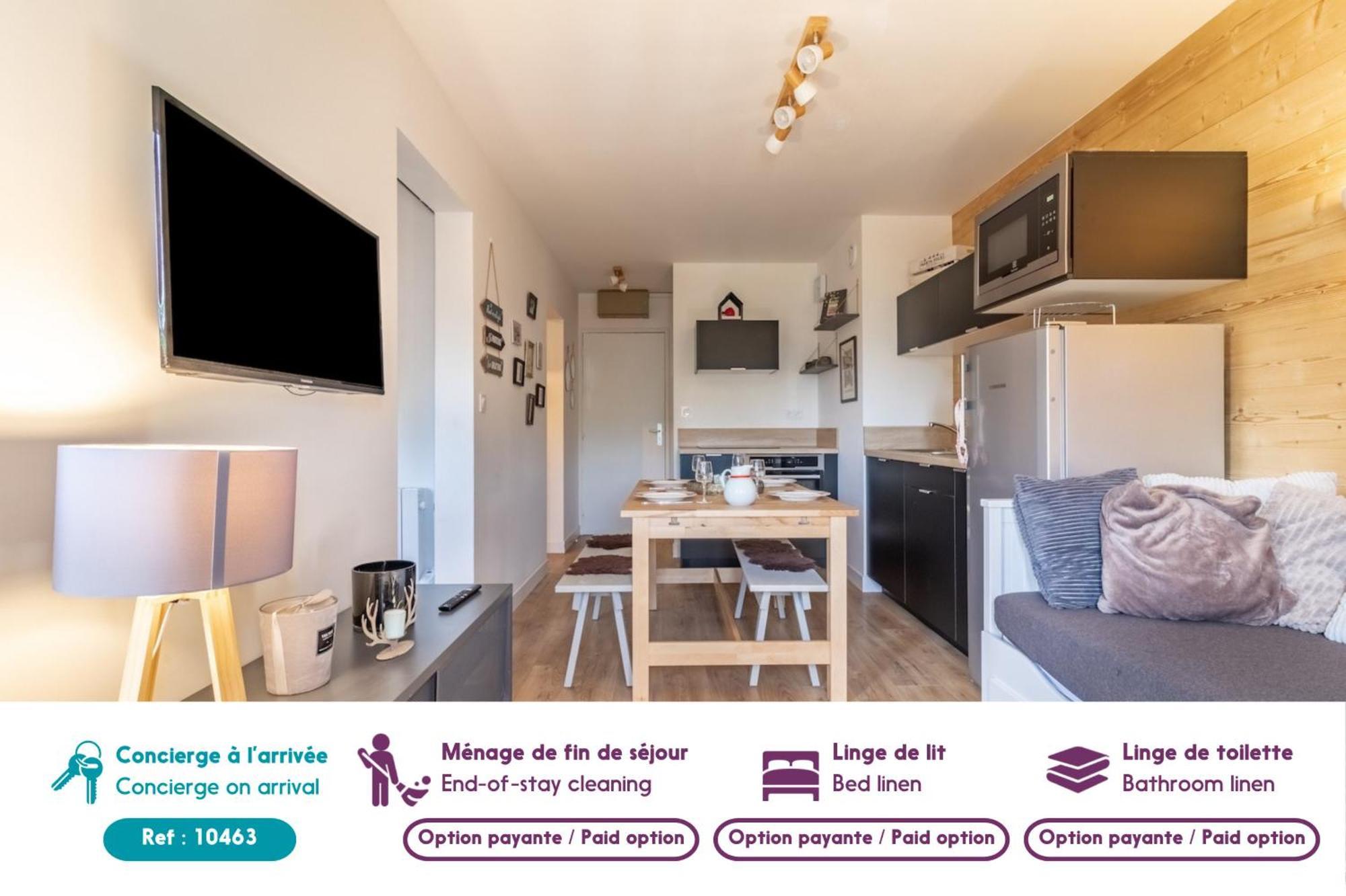 Ferienwohnung Les Gourgs Blancs - 80M Des Pistes - 6 Personnes Génos Exterior foto